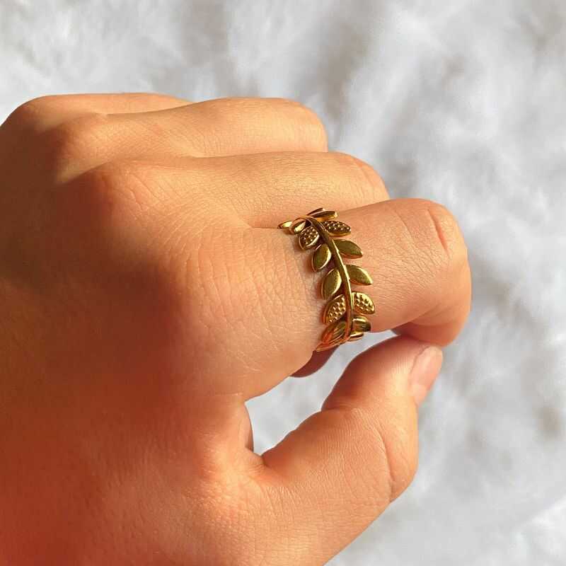 Anillo Ajustable Hoja