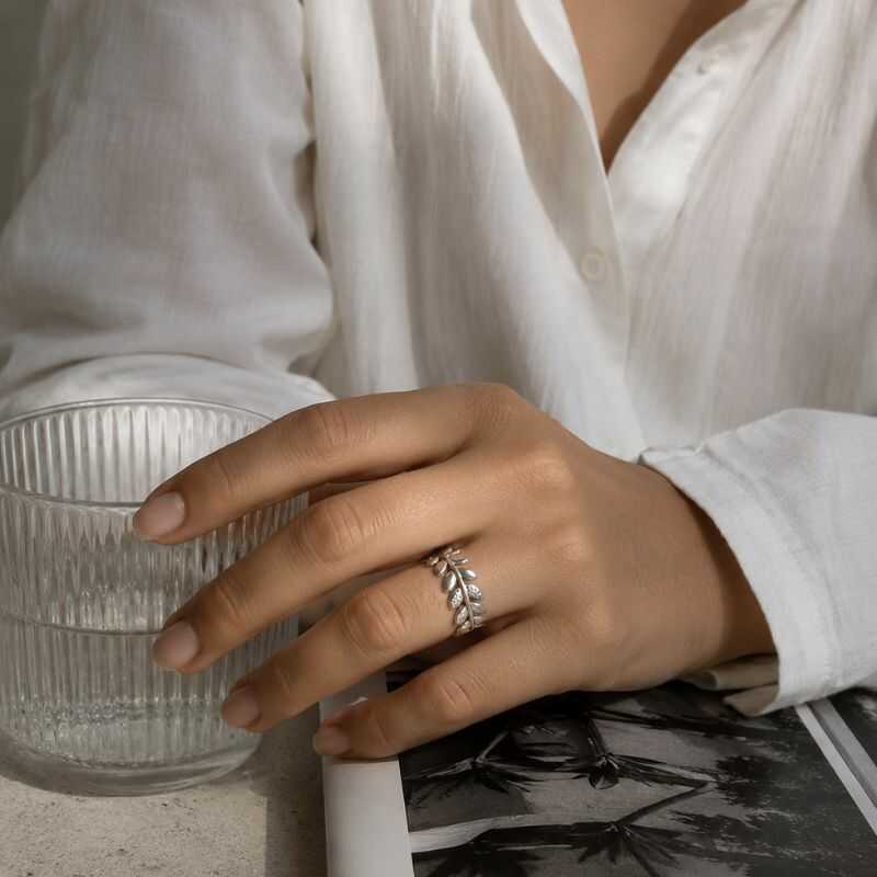 Anillo Ajustable Hoja