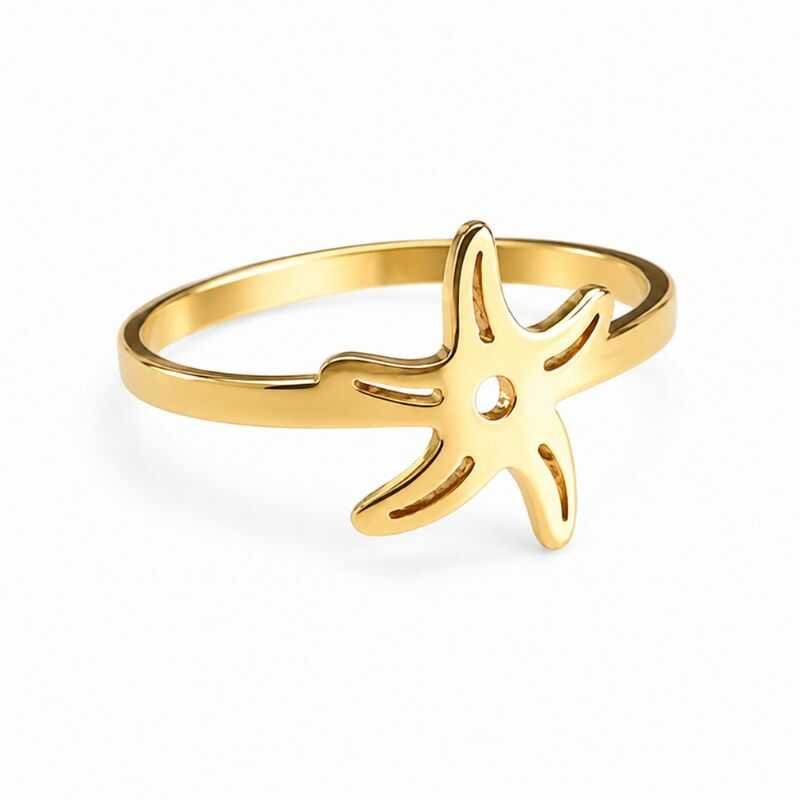 Anillo Estrella Dorado