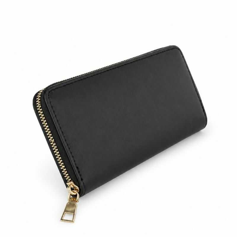 Billetera Lisa Negra