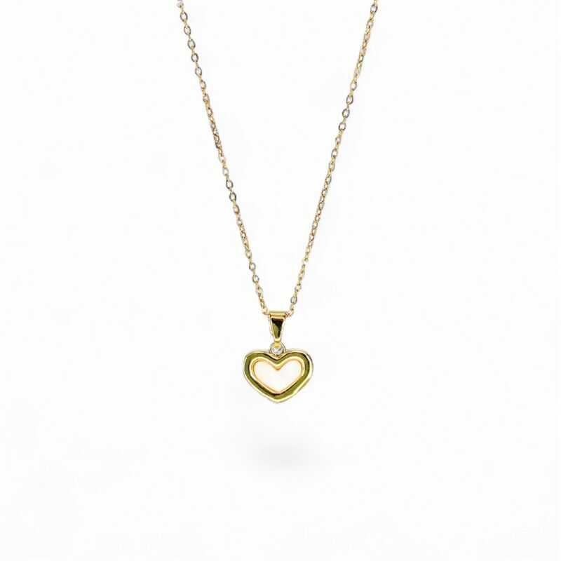 Cadena Corazón Dorado