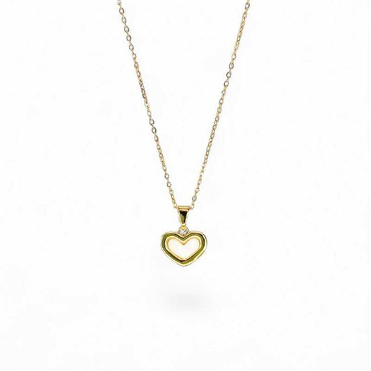 Cadena Corazón Dorado