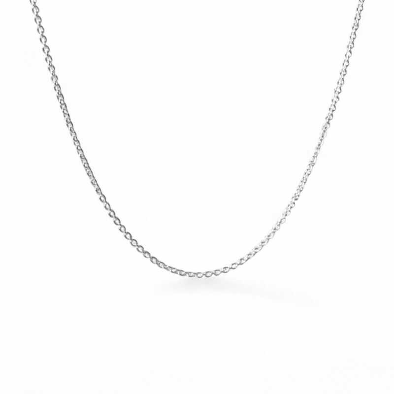 Cadena Fina Plateado