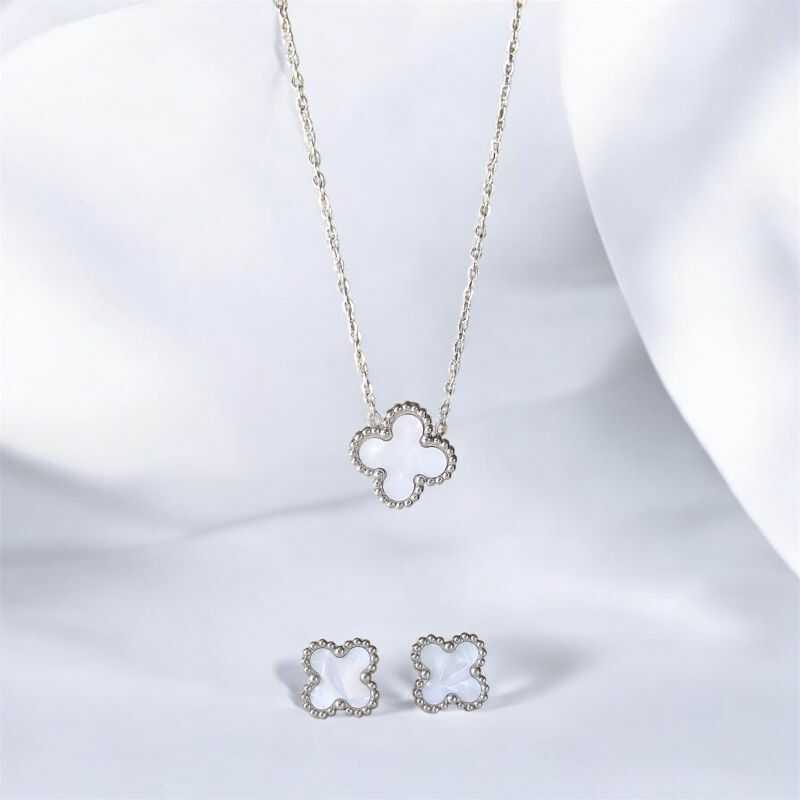 Set Cadena y Caravanas Trébol