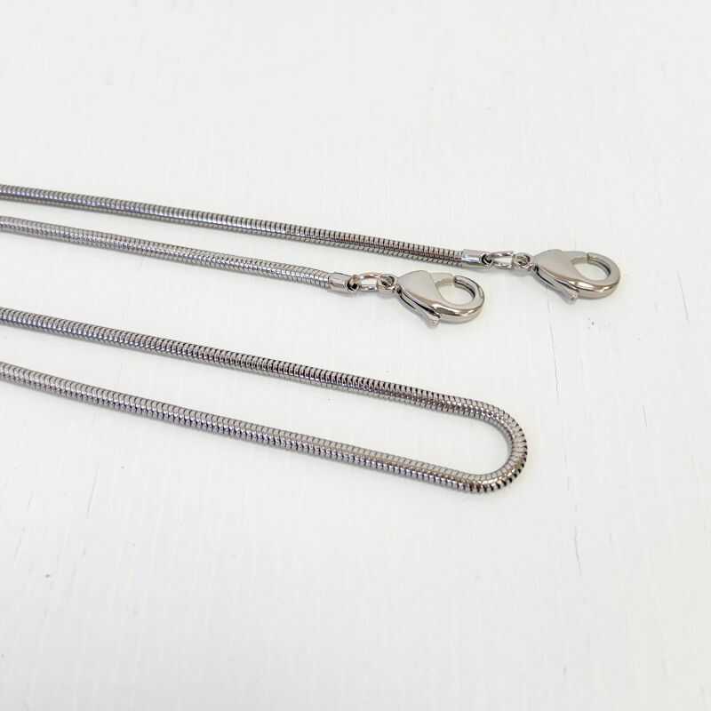 Cadena Cola de Ratón Plateada