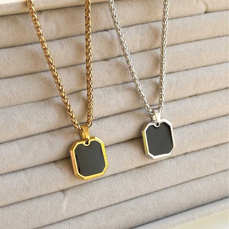 Cadena Espiga con Dije Dorado