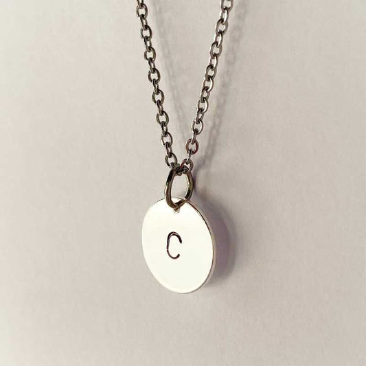 Cadena Inicial Personalizada Plateada