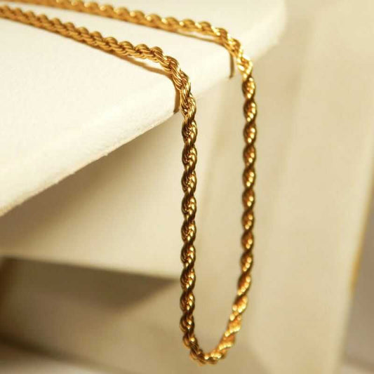 Cadena Rope Dorada