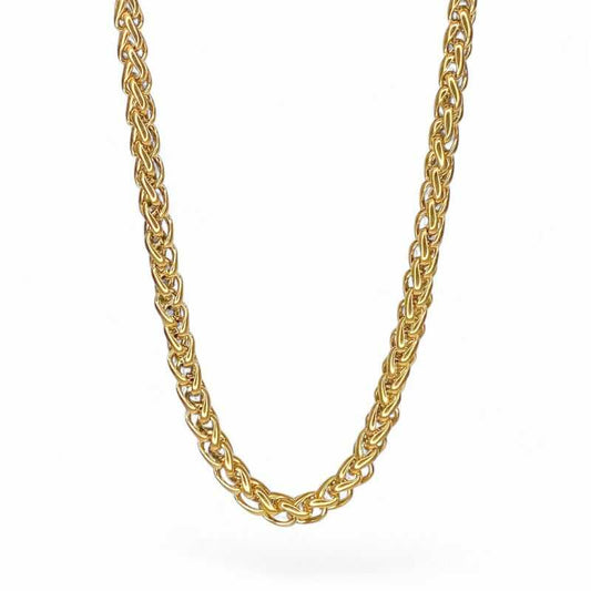 Cadena Espiga Gruesa Dorada