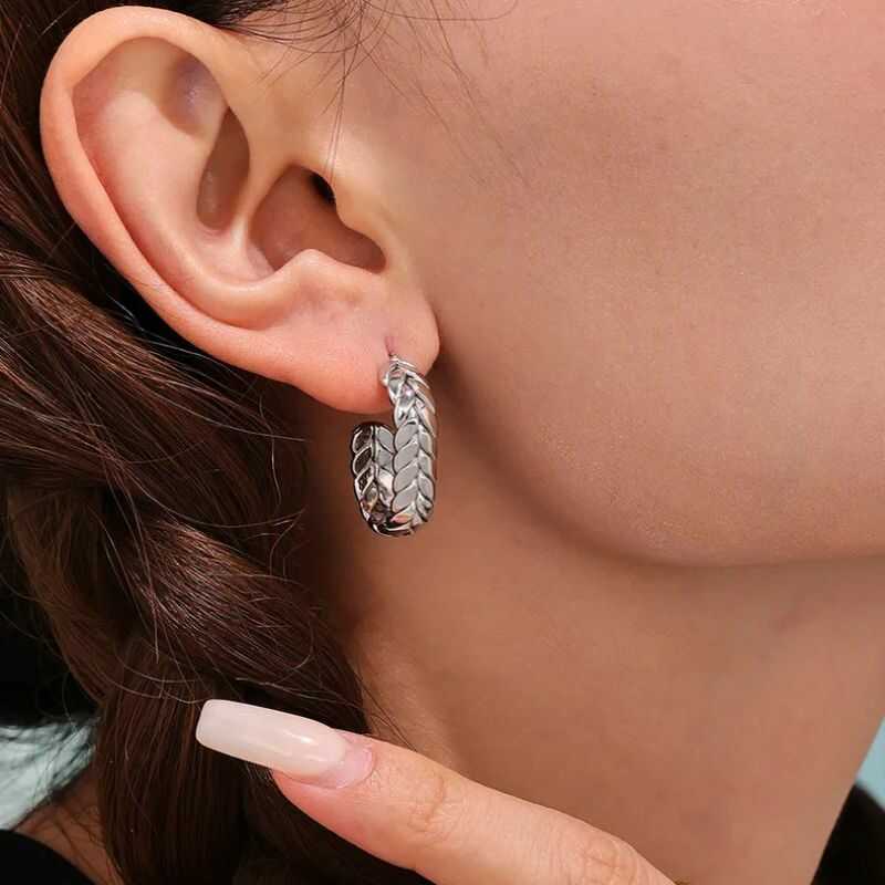 Aros Hojas Trenzados