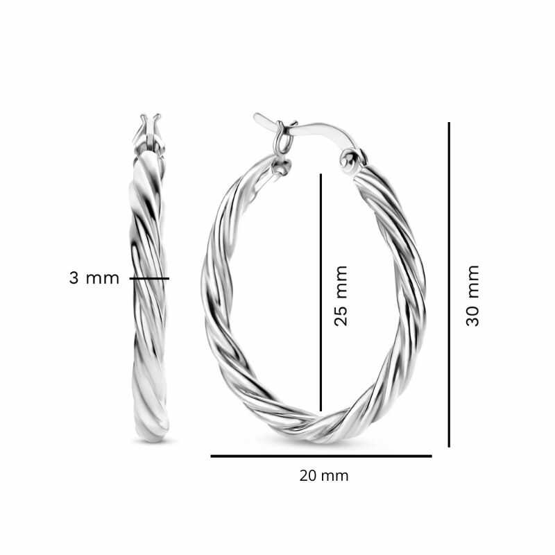 Aros Ovalados Trenzados