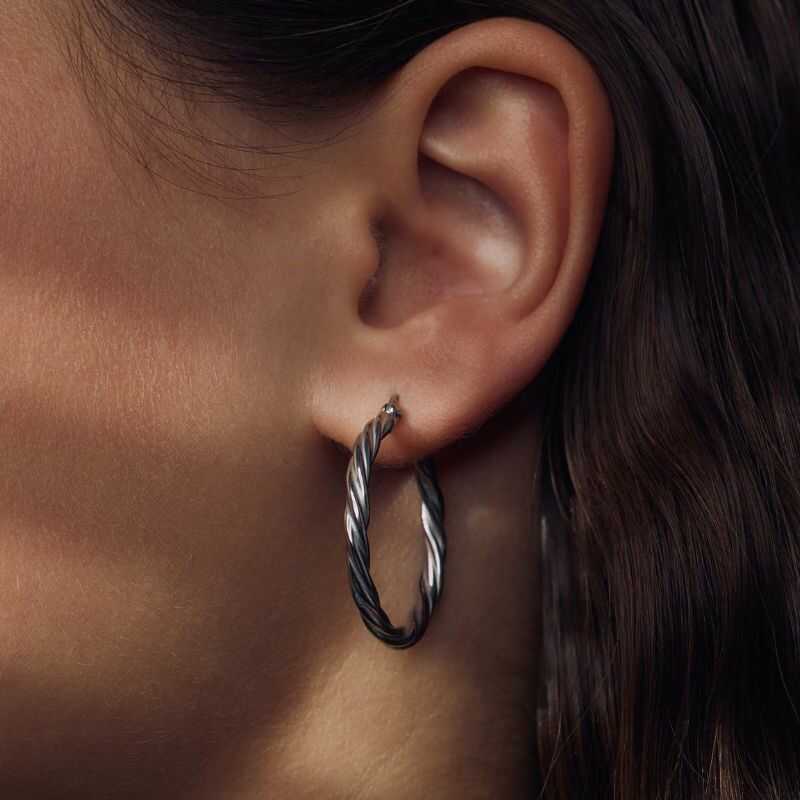 Aros Ovalados Trenzados