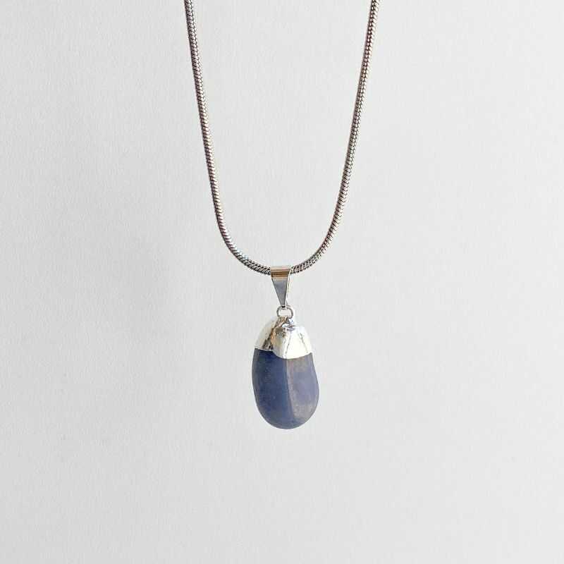 Colgante Cuarzo Azul