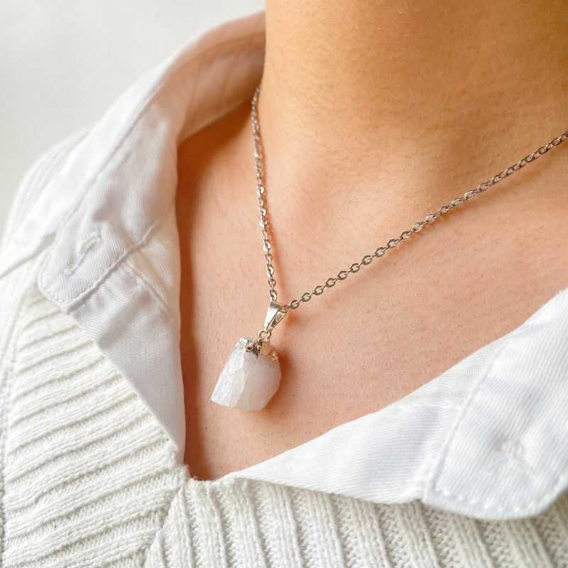 Colgante Cuarzo Blanco