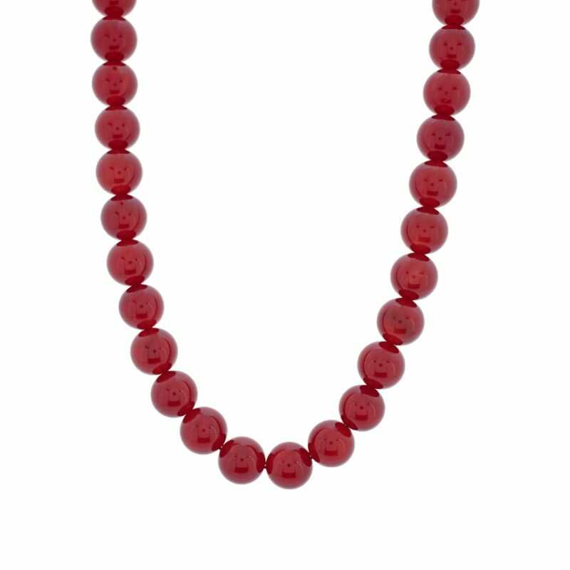 Collar Gargantilla Ágata Roja