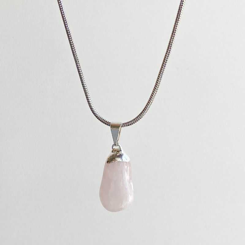 Colgante Cuarzo Rosa