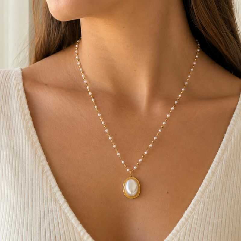 Collar Aurora Perlas