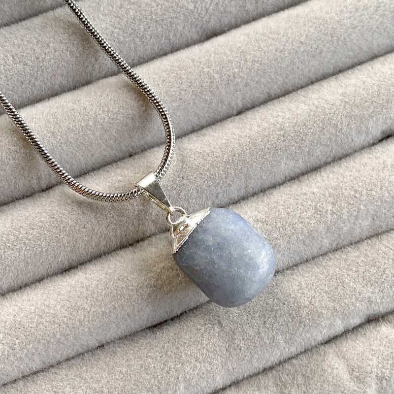 Colgante Cuarzo Azul