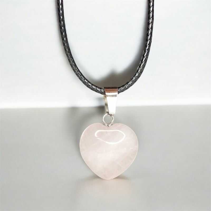 Collar de Cuarzo Rosa