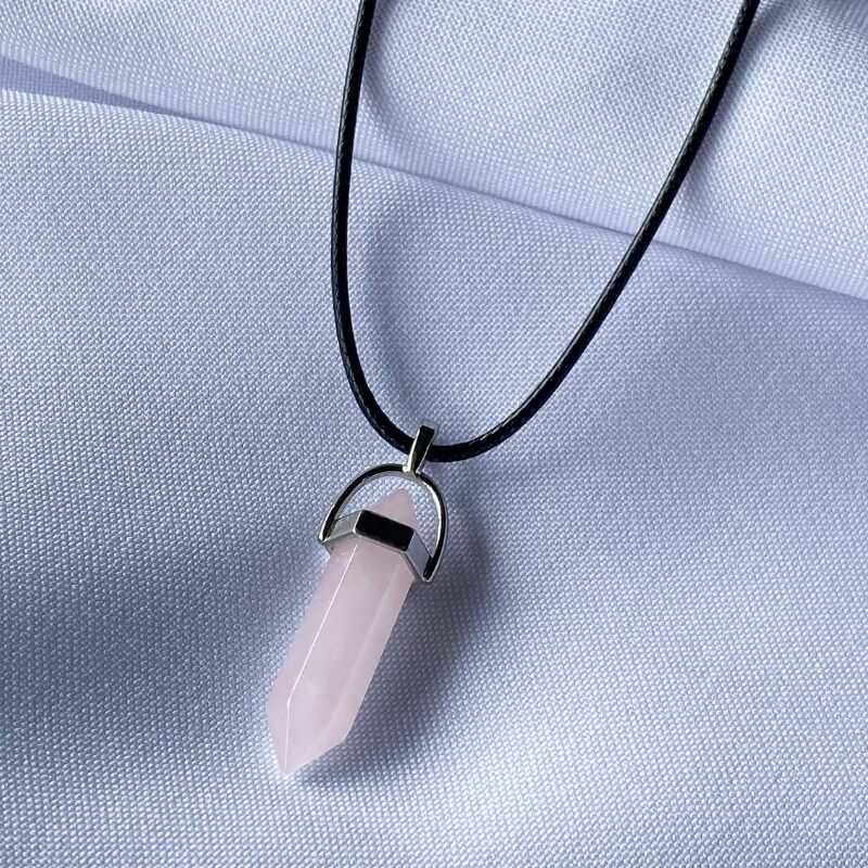 Colgante Cuarzo Rosa