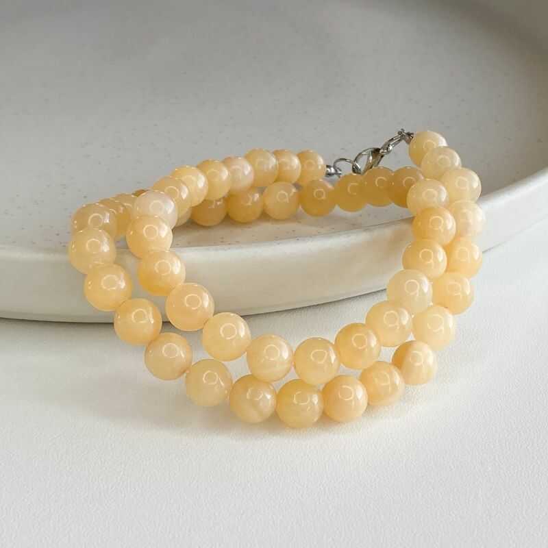 Collar Gargantilla Jade Amarillo