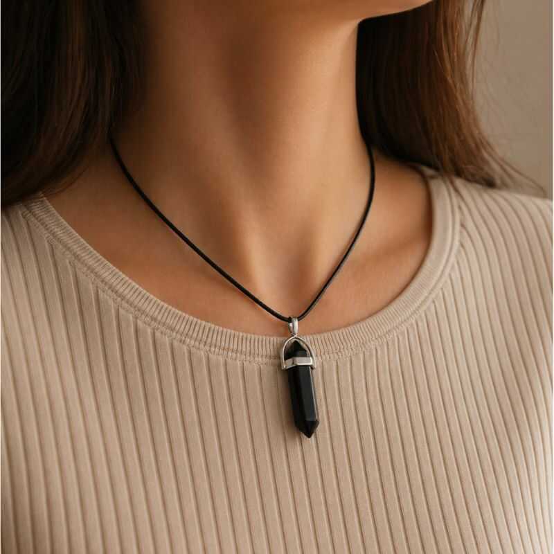 Colgante Obsidiana Negra