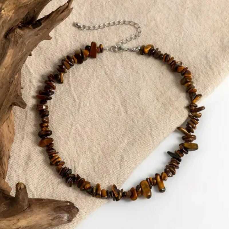 Collar Escallas Ojo de Tigre