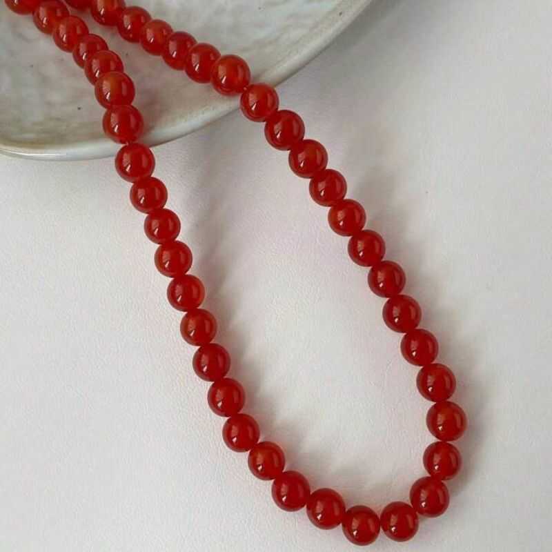 Collar Gargantilla Ágata Roja