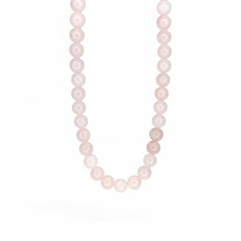 Collar Gargantilla Cuarzo Rosa