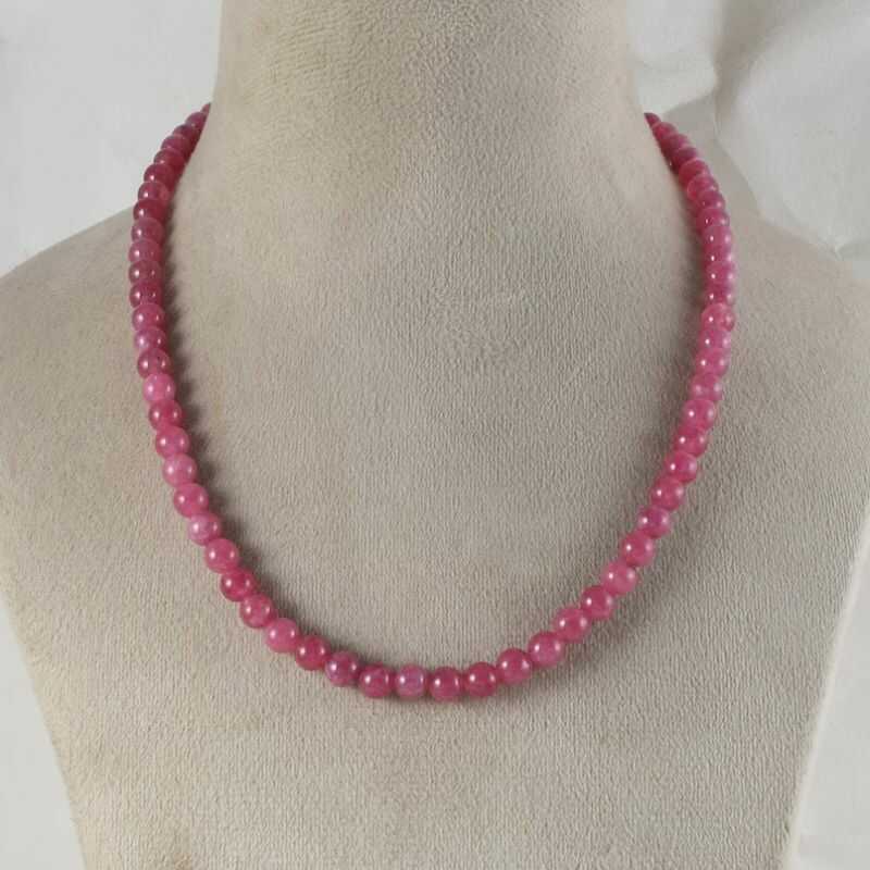 Collar Gargantilla Jaspe Rosa