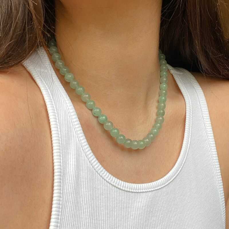 Collar Gargantilla Aventurina Verde