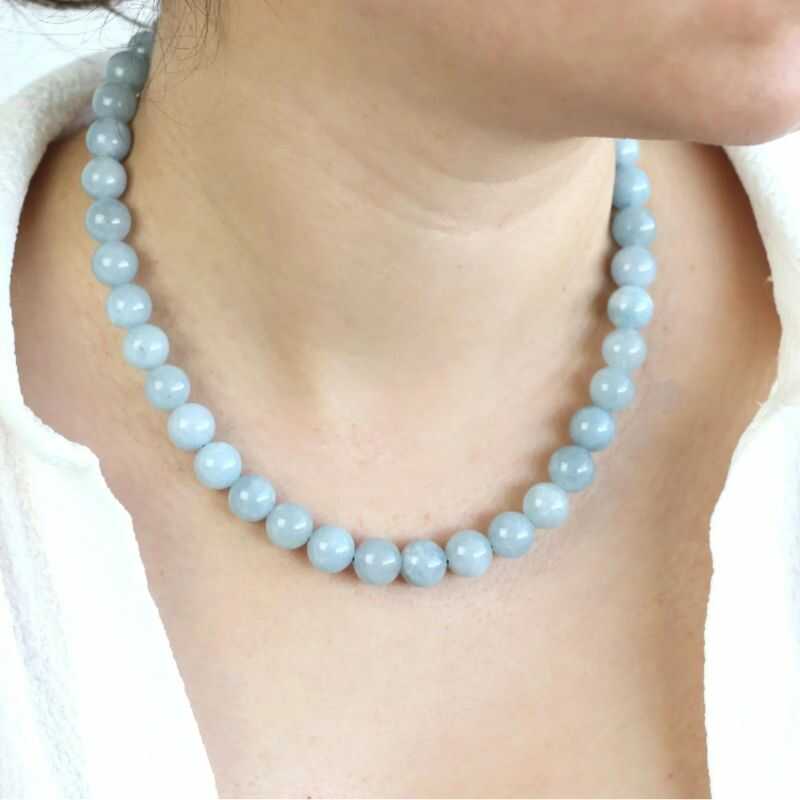 Collar Gargantilla Cuarzo Azul