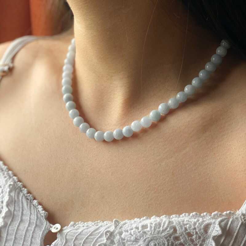 Collar Gargantilla Cuarzo Azul