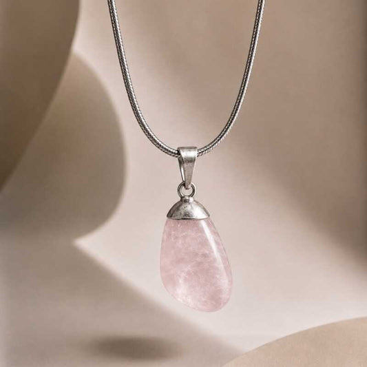 Colgante Cuarzo Rosa