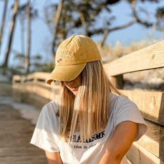 Gorra Visera Mostaza