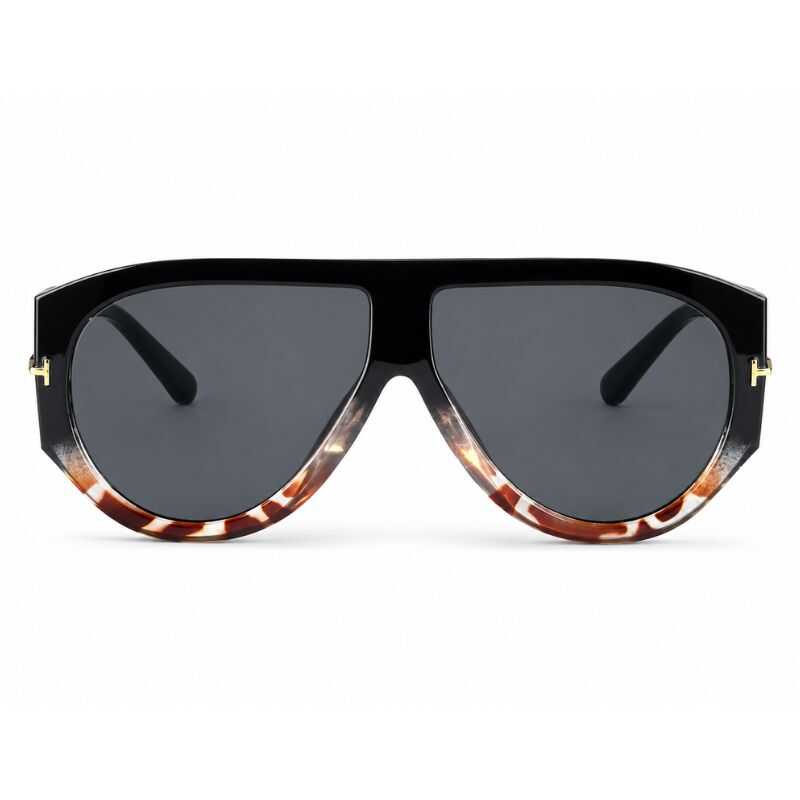 Lentes Aviador Negro y Carey