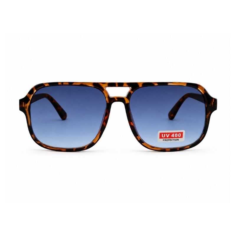 Lentes Aviador Animal Print Azul