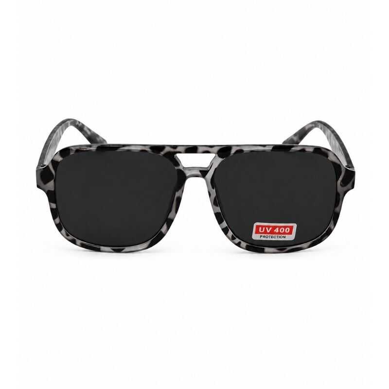 Lentes Aviador Animal Print Negro