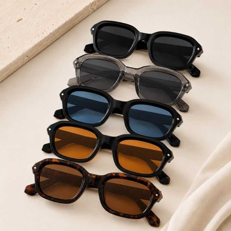 Lentes Rectangulares Naranja