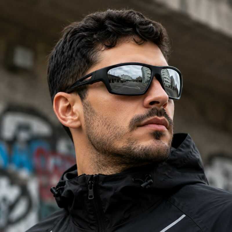 Lentes Sport Espejados Grises