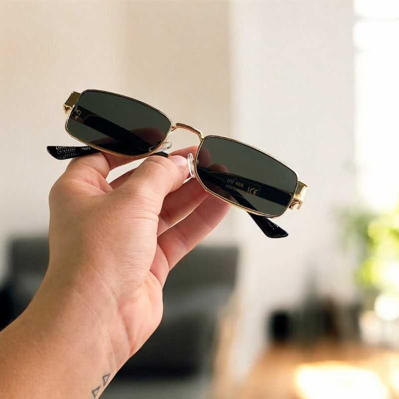 Lentes Golden Rectangulares Verde