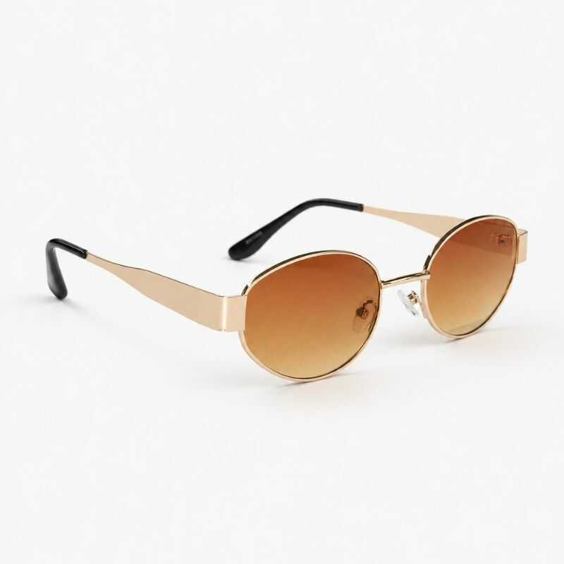 Lentes Golden Ovalados Marrón