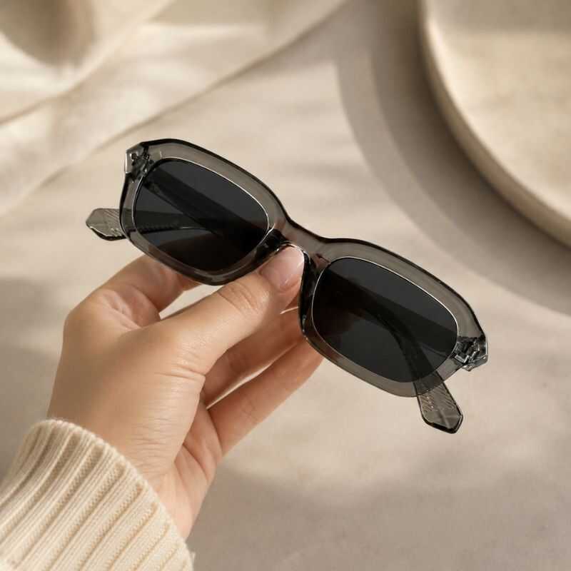 Lentes Rectangulares Gris