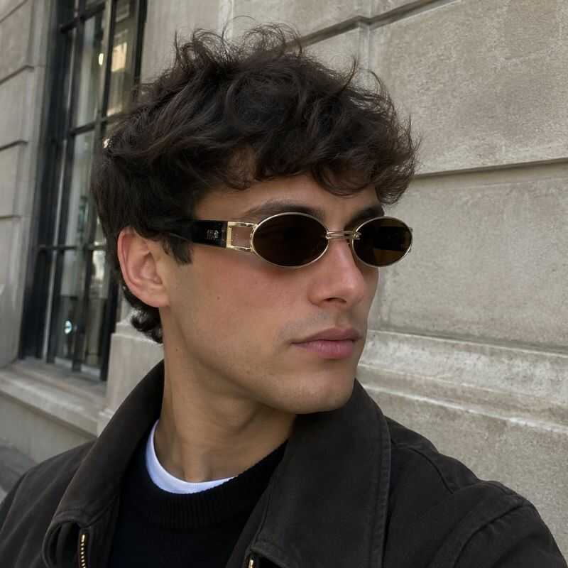 Lentes Brooklyn Marrón y Dorado