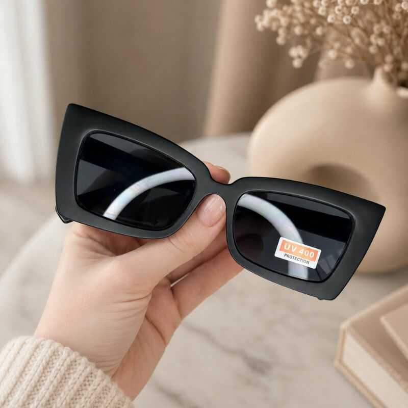 Lentes Cat Eyes Negro