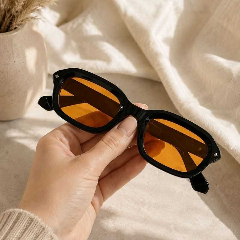Lentes Rectangulares Naranja