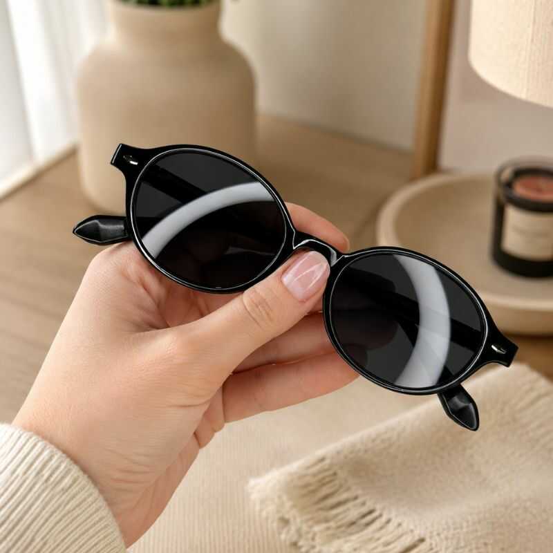 Lentes Ovalados Negro