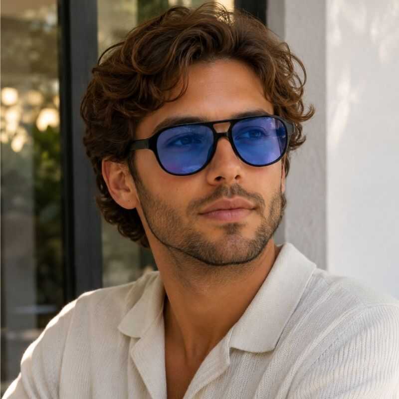 Lentes Aviadores Azul