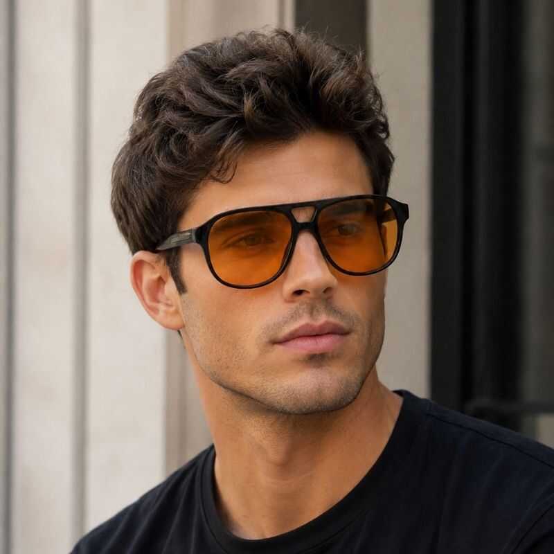 Lentes Aviadores Naranja
