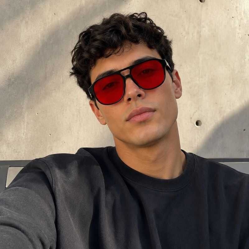 Lentes Aviadores Rojo